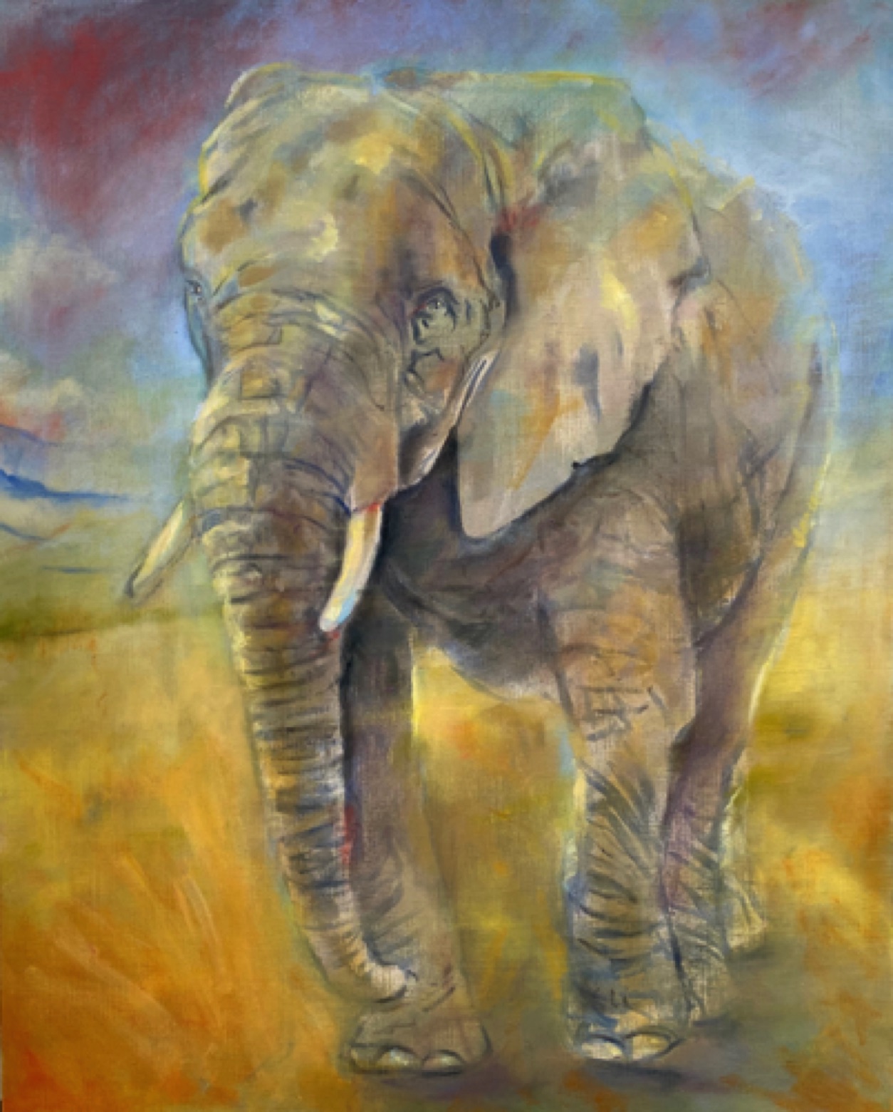 Gregg Chadwick
Elephant Song
30”x24” oil on linen 2023
Available at Los Angeles Zoo's Beastly Ball May 2023