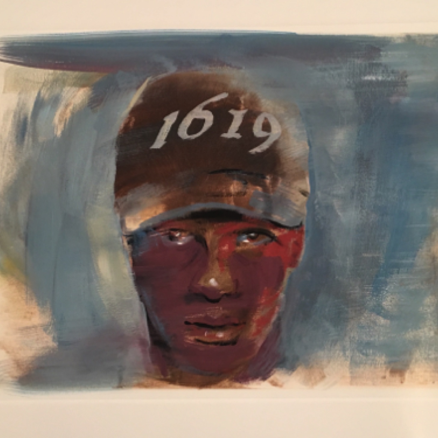 Gregg Chadwick
1619
 30”x22” gouache on paper 2019
   Private Collection, Los Angeles
(Exhibited and sold at The Other Art Fair, Los Angeles 2019)
  