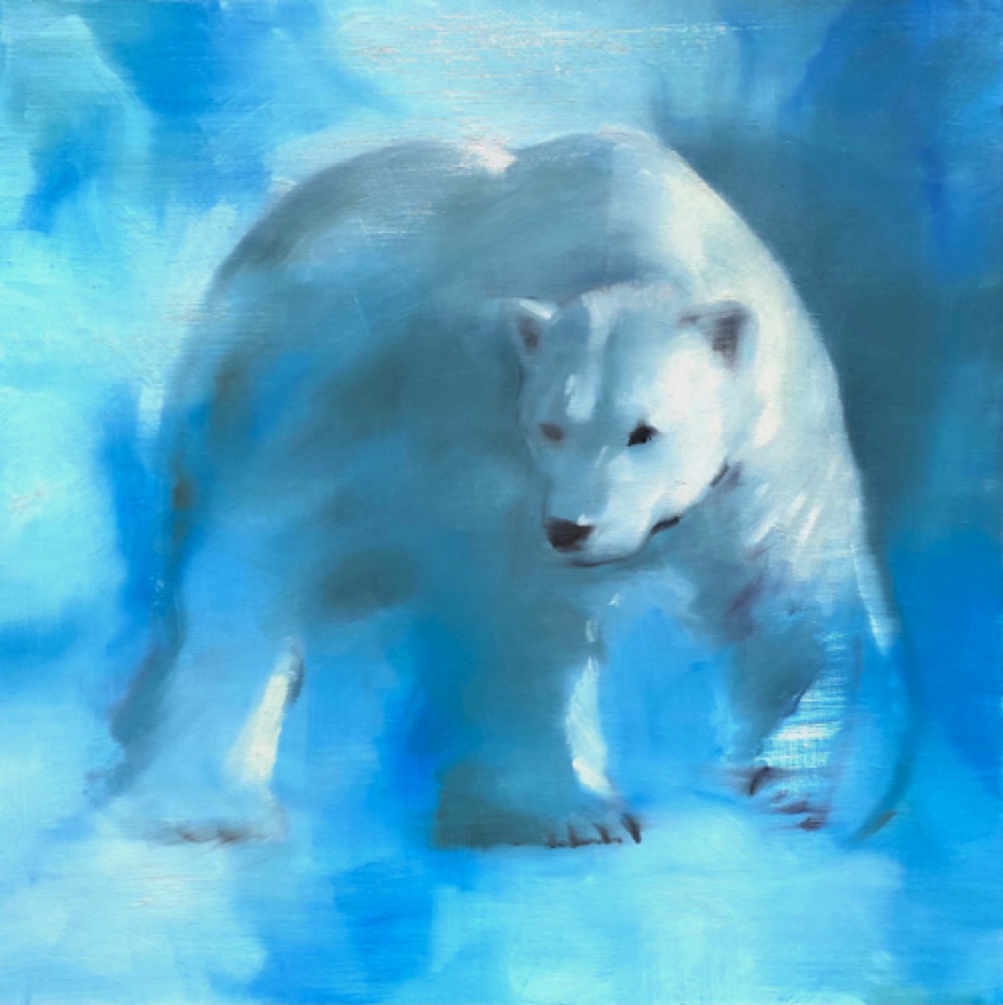 Gregg Chadwick
Isbjørn
30”x30” oil on linen 2020
Exhibited and Sold at Los Angeles Zoo's Beastly Ball May 2021